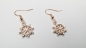 Preview: Steuerrad Ohrringe rosegoldfarben maritim